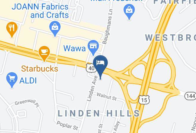 Frederick - Comfort Inn Red Horse Maps