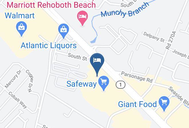 Sussex - Comfort Inn Rehoboth Beach Maps
