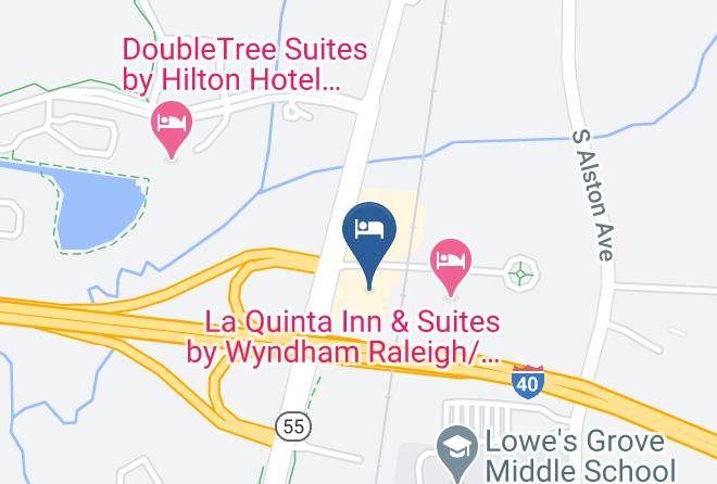 Durham - Comfort Inn Research Triangle Park Maps