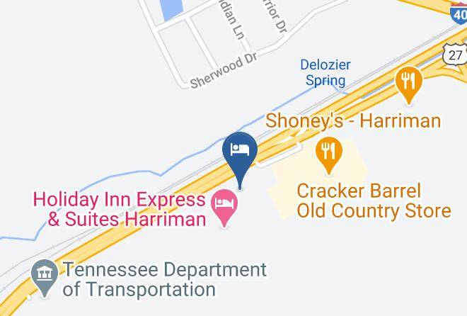 Roane - Comfort Inn Harriman Maps