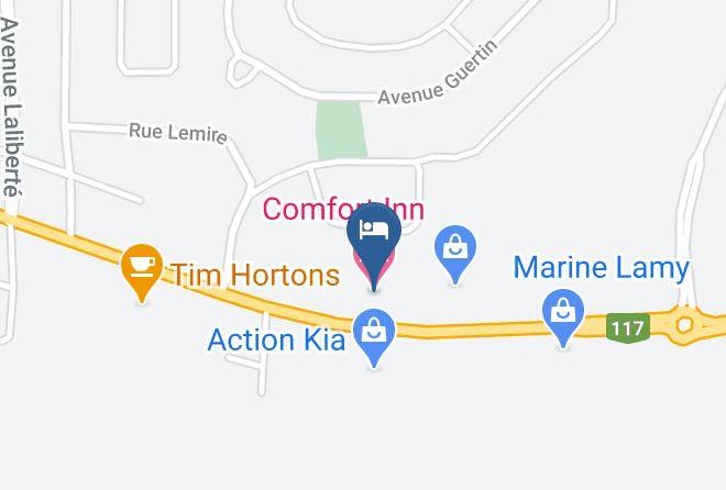 Rouyn Noranda - Comfort Inn Rouyn Noranda Maps