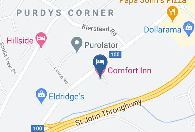 Saint John - Rodeway Inn New Brunswick Maps