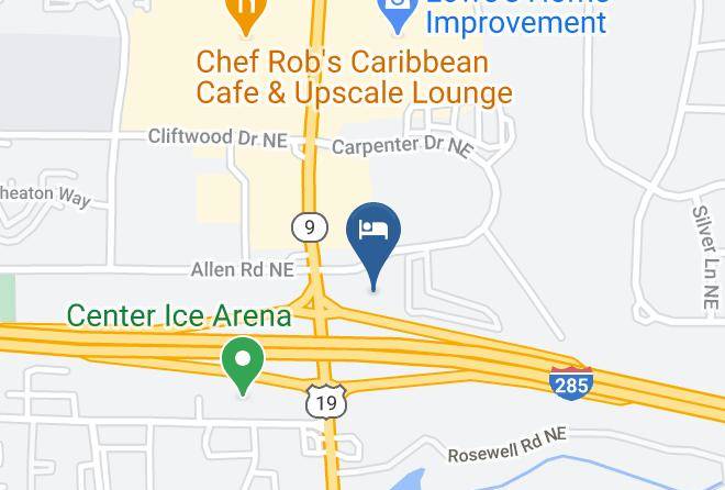 Fulton - Comfort Inn Sandy Springs Perimeter Maps