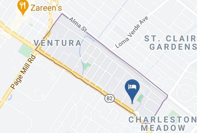 Santa Clara - Comfort Inn Palo Alto Maps