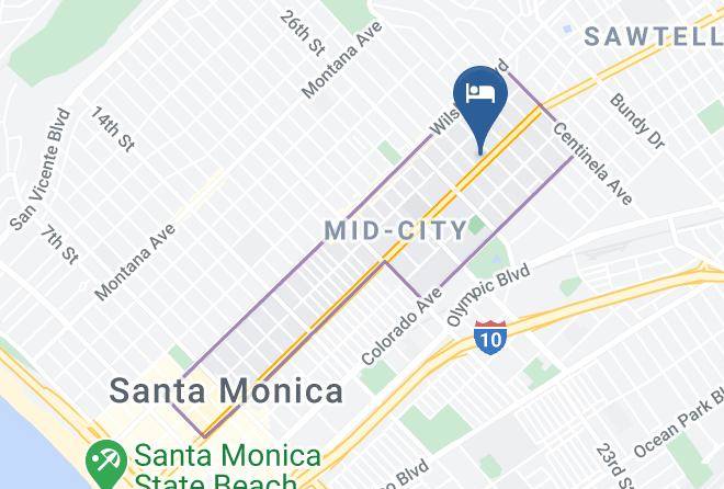 Los Angeles - Comfort Inn Santa Monica West Los Angeles Maps