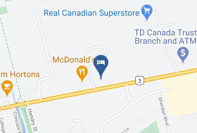 Haldimand Norfolk - Comfort Inn Simcoe Maps