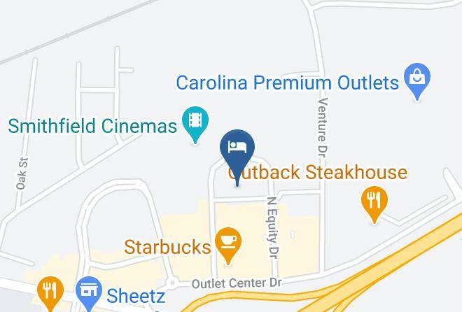 Johnston - Comfort Inn Smithfield Near I 95 Maps