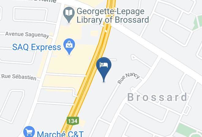 Longueuil - Comfort Inn South Brossard Maps