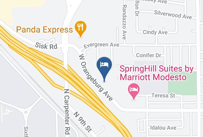 Stanislaus - Comfort Inn Modesto Maps