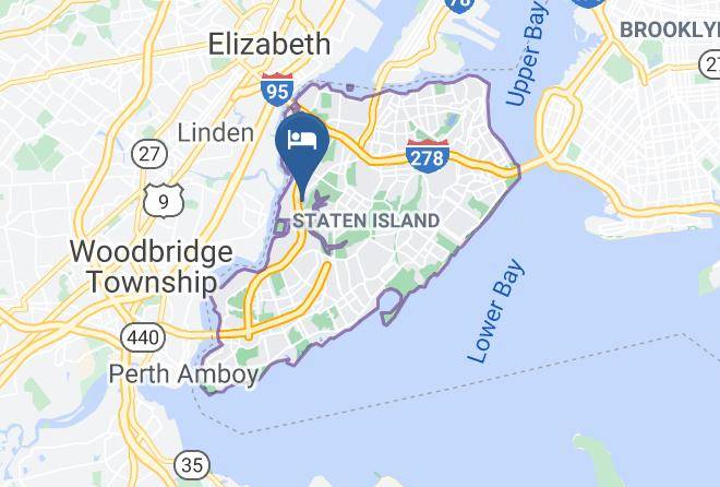 Comfort Inn Staten Island Map