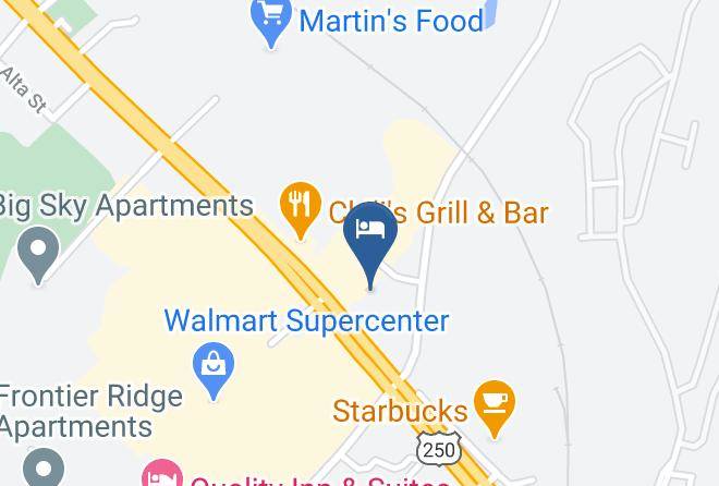 Staunton City - Econo Lodge East Staunton Maps