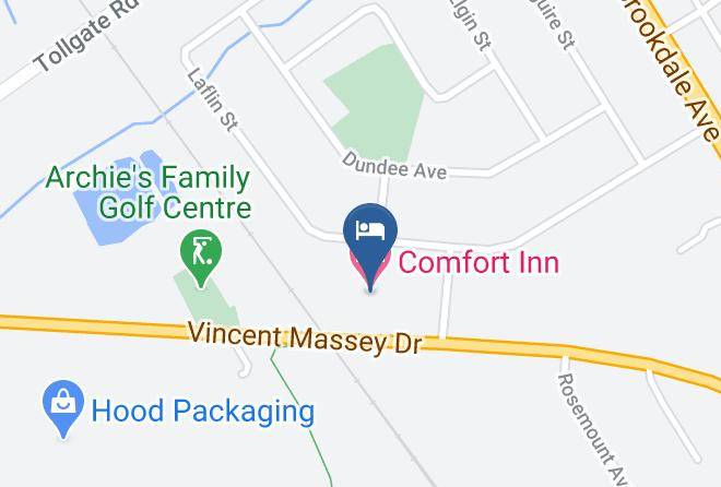 Stormont Dundas Glengarry - Comfort Inn Cornwall Maps