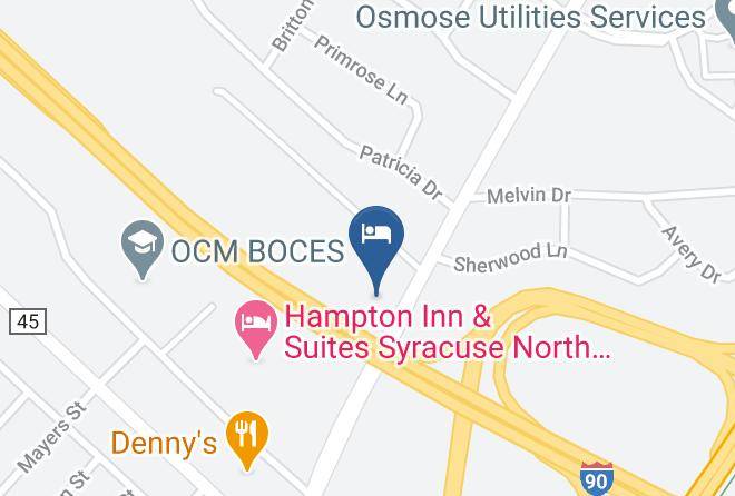 Comfort Inn & Suites Airport Map