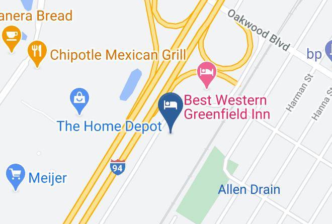 Wayne County - Comfort Inn & Suites Allen Park Dearborn Maps