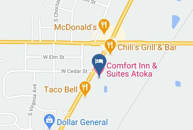 Atoka - Comfort Inn & Suites Atoka Maps