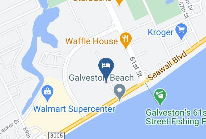 Galveston - Comfort Inn & Suites Beachfront Galveston Maps