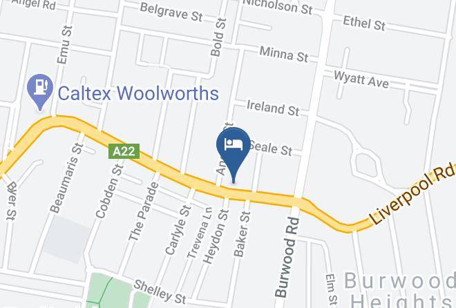 Burwood - Comfort Inn & Suites Burwood Maps