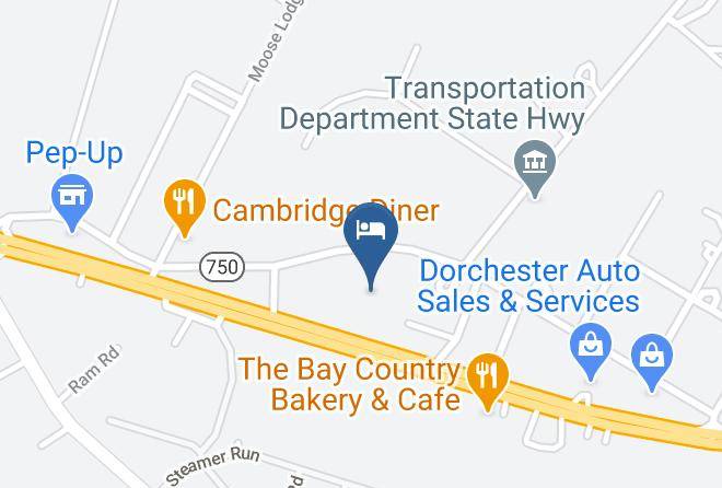 Comfort Inn & Suites Cambridge Map