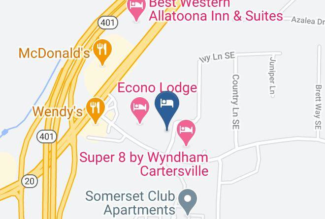 Bartow - Comfort Inn & Suites Cartersville Emerson Lake Point Maps