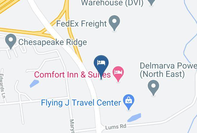 Cecil - Comfort Inn & Suites North East Maps