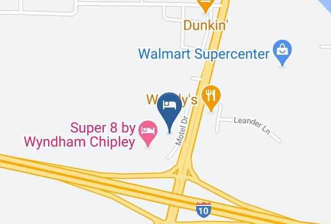 Washington - Comfort Inn & Suites Chipley I 10 Maps