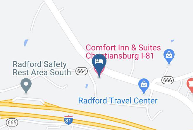 Montgomery - Comfort Inn & Suites Christiansburg I 81 Maps