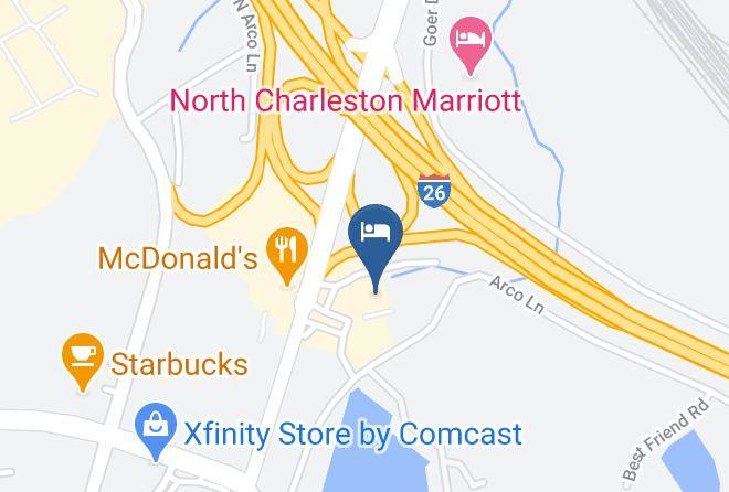 Charleston - Comfort Inn & Suites Convention Center Maps