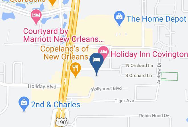 St Tammany Par - Comfort Inn & Suites Covington Mandeville Maps