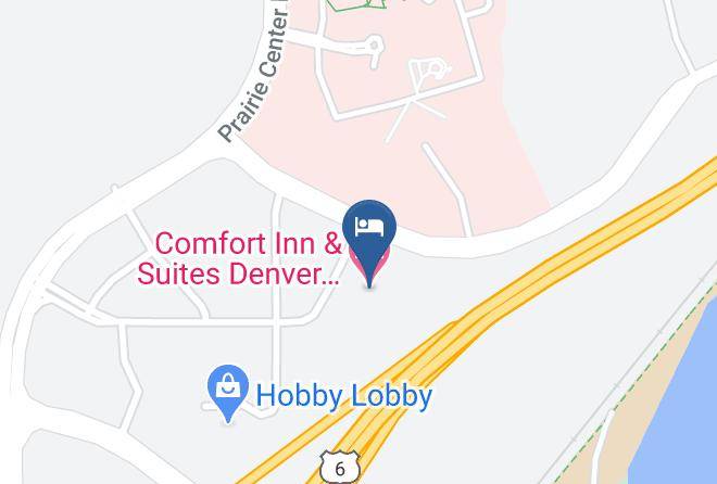 Comfort Inn & Suites Denver Northeast Brighton Map