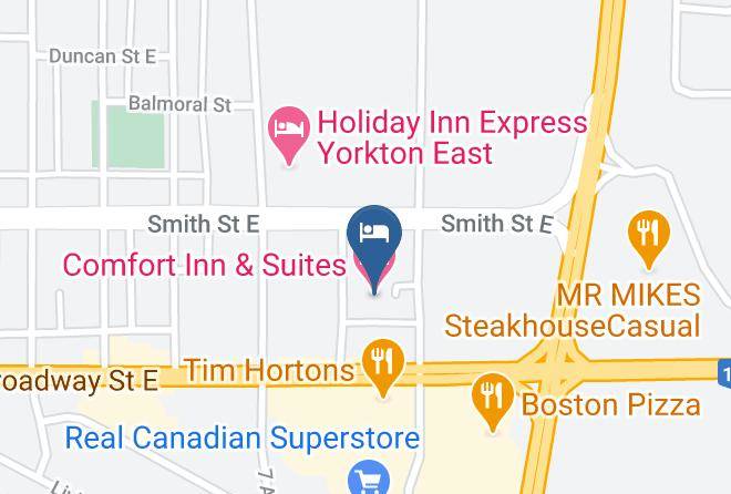 Division 9 - Comfort Inn & Suites Yorkton Maps