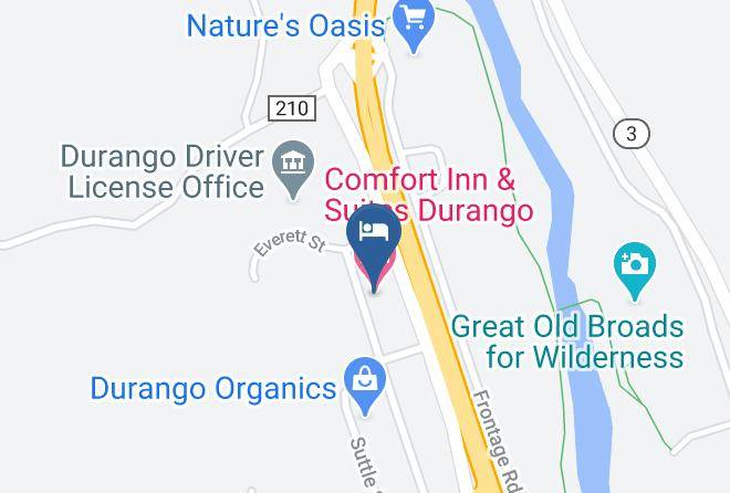 La Plata - Comfort Inn & Suites Durango Maps