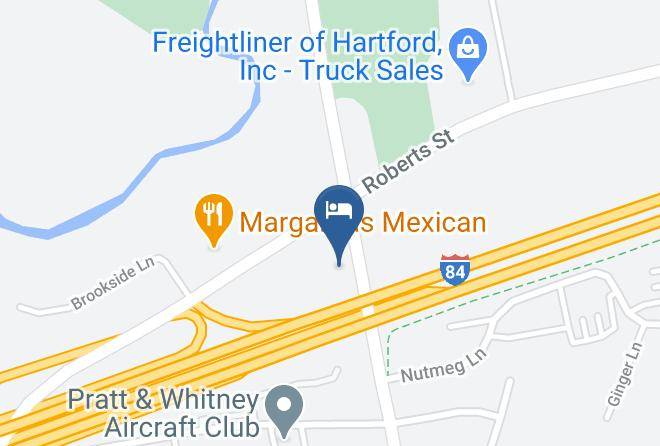 Comfort Inn & Suites East Hartford Hartford Map