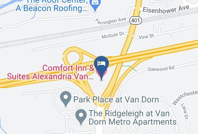 Fairfax - Comfort Inn & Suites Alexandria Van Dorn Street Maps