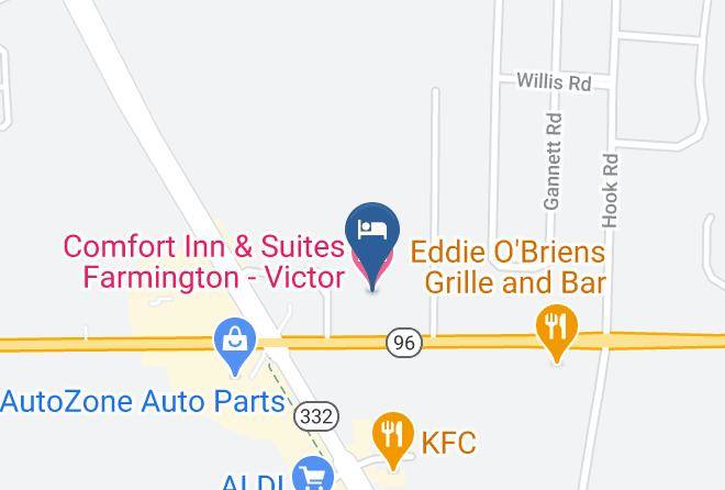 Ontario - Comfort Inn & Suites Farmington Victor Maps