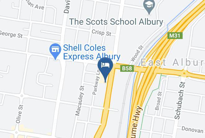Albury - Albury Georgian Motel & Suites Maps