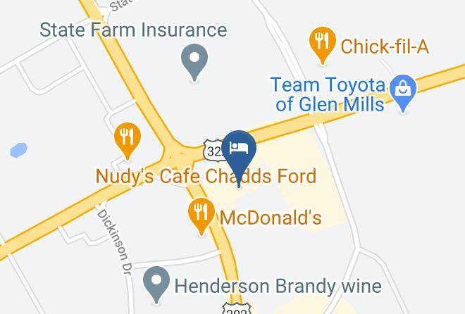 Delaware - Comfort Inn & Suites Glen Mills Philadelphia Maps