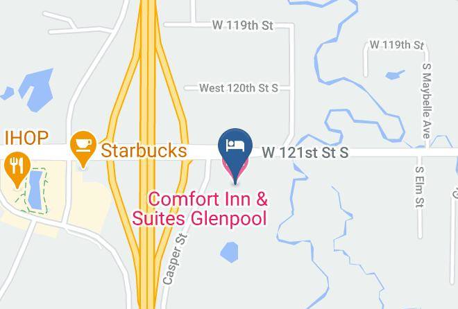 Tulsa - Comfort Inn & Suites Glenpool Maps