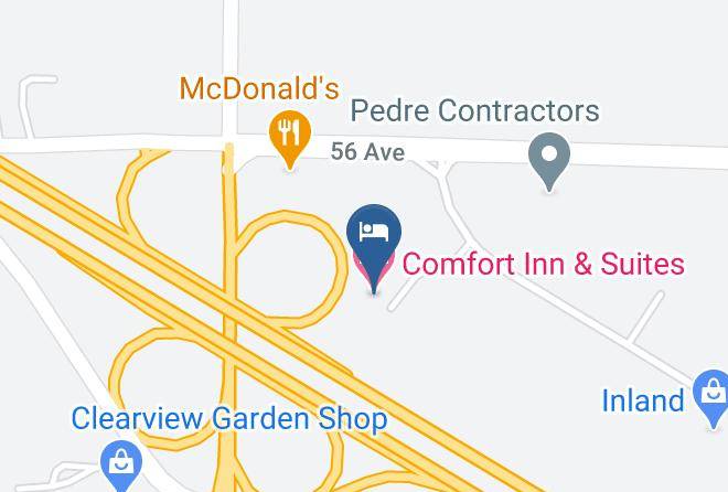 Greater Vancouver - The Comfort Inn & Suites Langley Maps