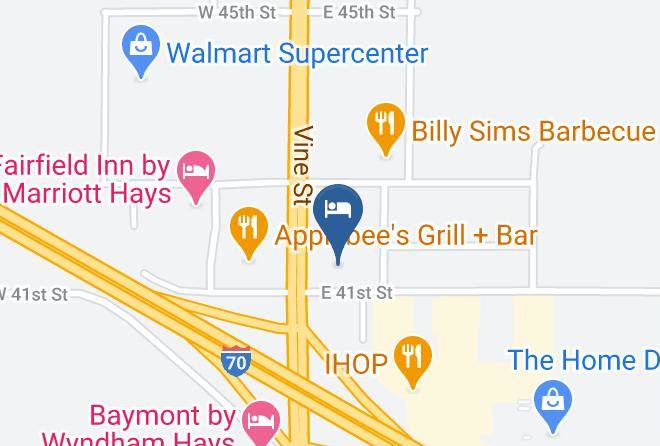 Ellis - Comfort Inn & Suites Hays I 70 Maps