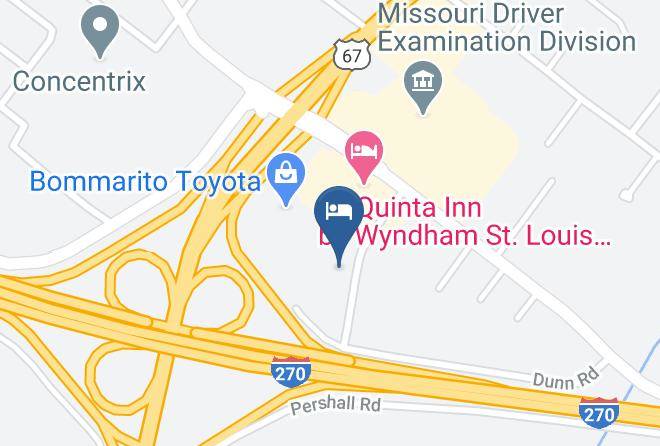 St Louis - Comfort Inn & Suites Hazelwood St Louis Maps