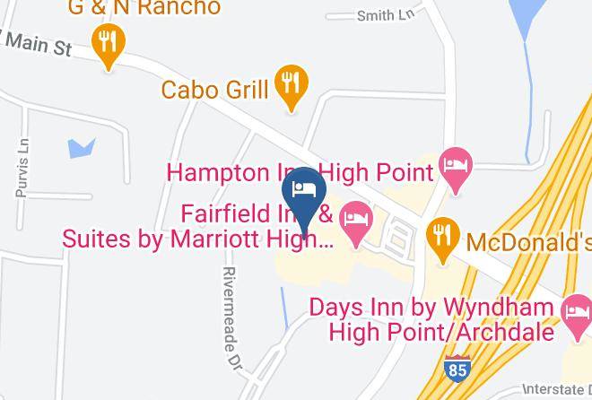 Randolph - Comfort Inn & Suites High Point Archdale Maps
