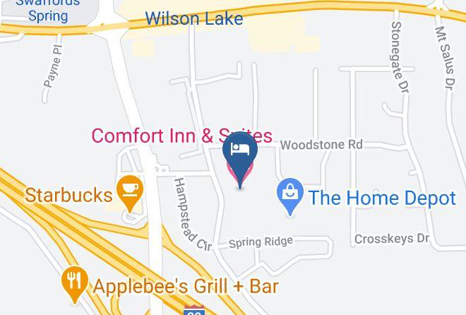 Hinds - Comfort Inn & Suites Clinton Maps