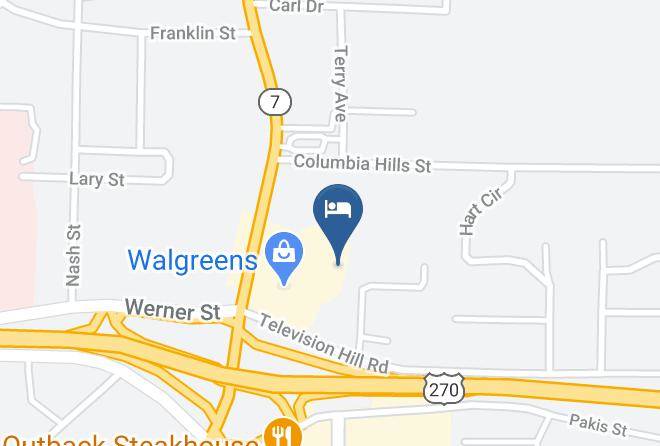 Garland - Comfort Inn & Suites Hot Springs Central Maps
