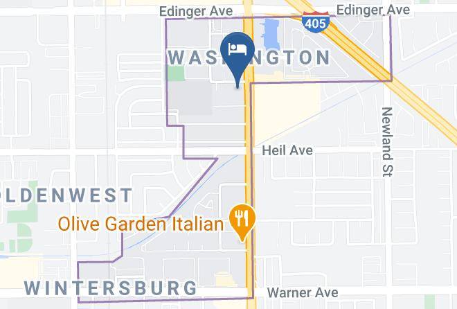 Orange - Comfort Inn & Suites Huntington Beach Maps