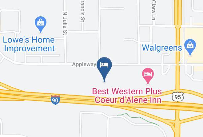 Kootenai - Comfort Inn & Suites I 90 City Center Maps