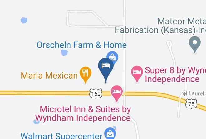Montgomery - Comfort Inn & Suites Independence Maps