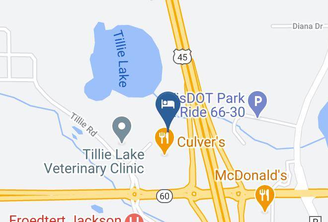 Washington - Comfort Inn & Suites Jackson West Bend Maps