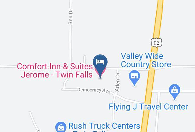 Jerome - Comfort Inn & Suites Jerome Twin Falls Maps