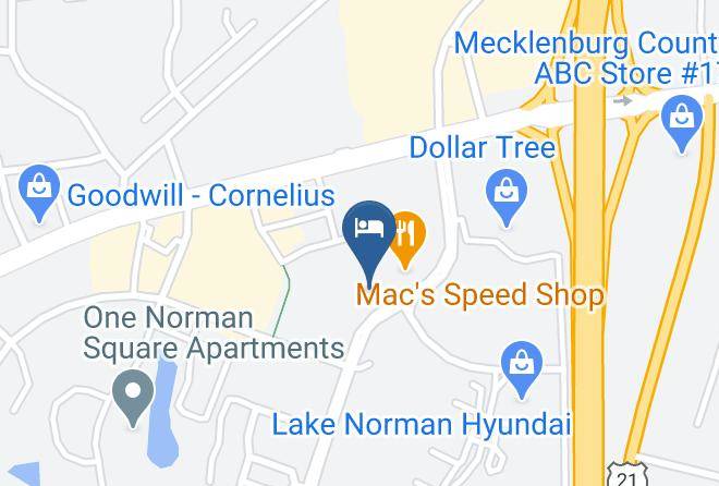 Mecklenburg - Comfort Inn & Suites Lake Norman Maps