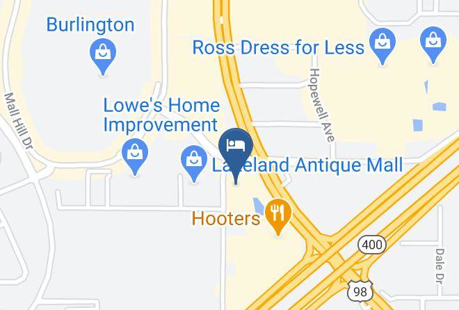 Comfort Inn & Suites Lakeland North I 4 Map